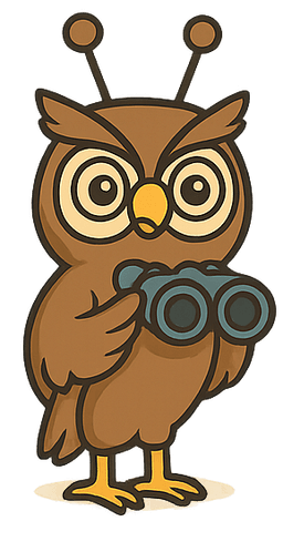 Scout Agent - Owl with binoculars